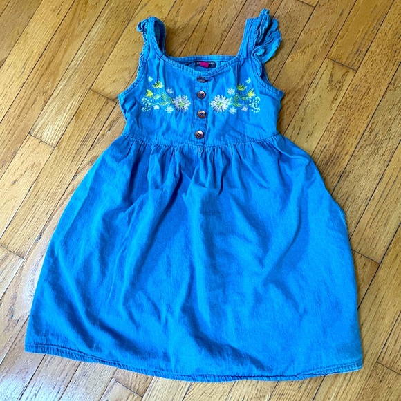Kids Vince Camuto Denim Cotton Dress - Picture 1 of 7
